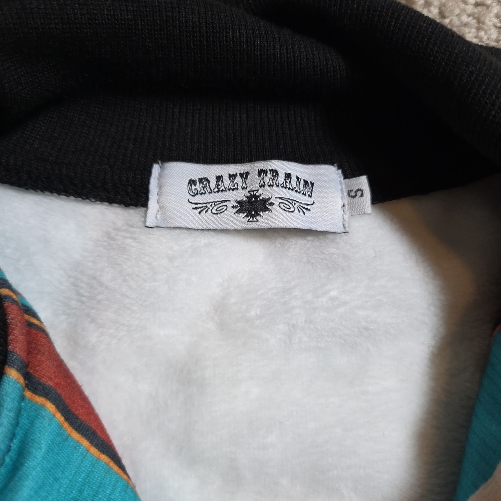 Crazy Train Pullover Womens Small Southwestern Az… - image 7